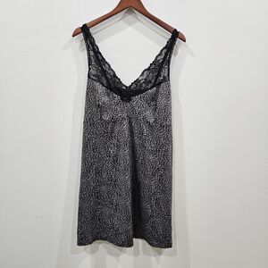 Womens Lacey Babydoll Dress Medium Black Fairy Grunge Whimsigoth Romantic Y2K